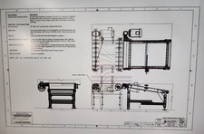Incline Belt Conveyor 24" x 42" Long