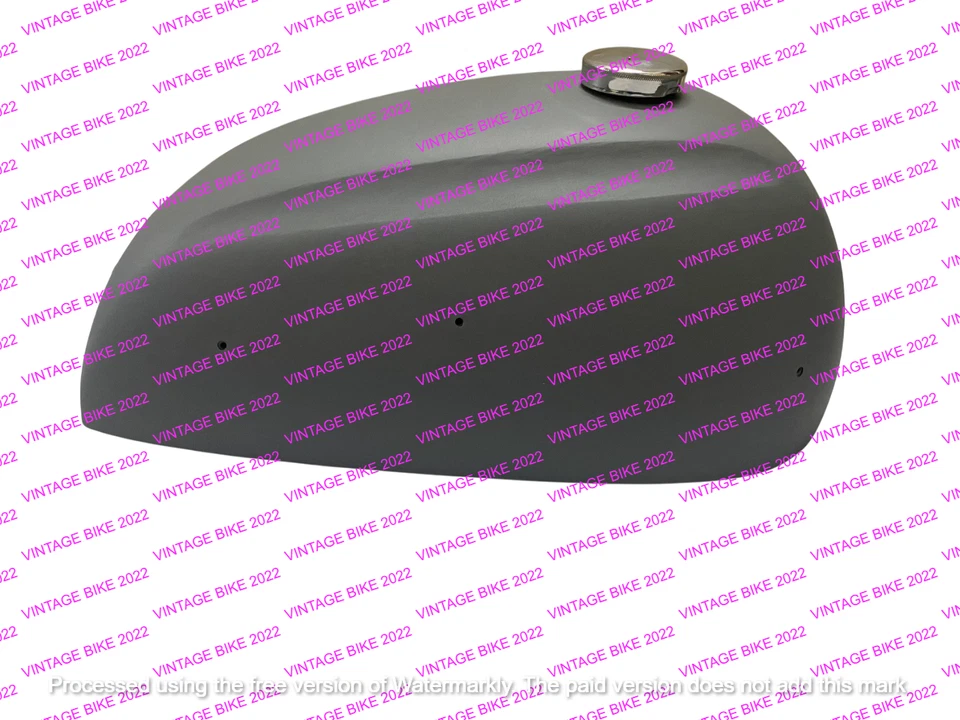 NORTON DOMINATOR 88 ATLAS 500CC TANQUE DE GASOLINA CRUDA ACERO + GRIFO DE TAPA/APTO PARA Foto 2 de 4