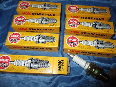 7  Stück  Zündkerze   NGK   B - 4 H  ,  4110   , ungebraucht  /  ovp.