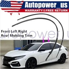 For Honda Civic 2016-21 Front Left Right Roof Molding Trim 74316-TBA 74306-TBA
