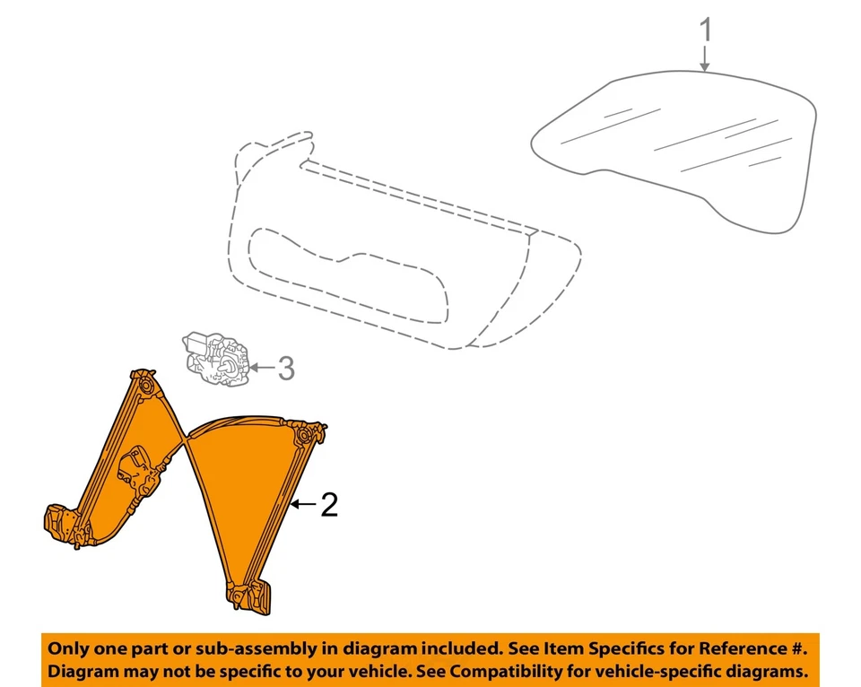 Porsche Boxster 1997 2004 OEM puerta delantera derecha regulador ventana 114474-304 Foto 3 de 4