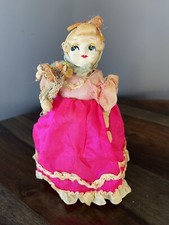 Vintage Dancing Doll Tin/Cloth Wind Up Toy Made In Japan