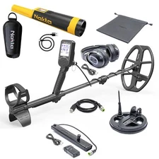 Nokta The Legend Pro Pack with Accupoint Pinpointer, Professional Metal Detector