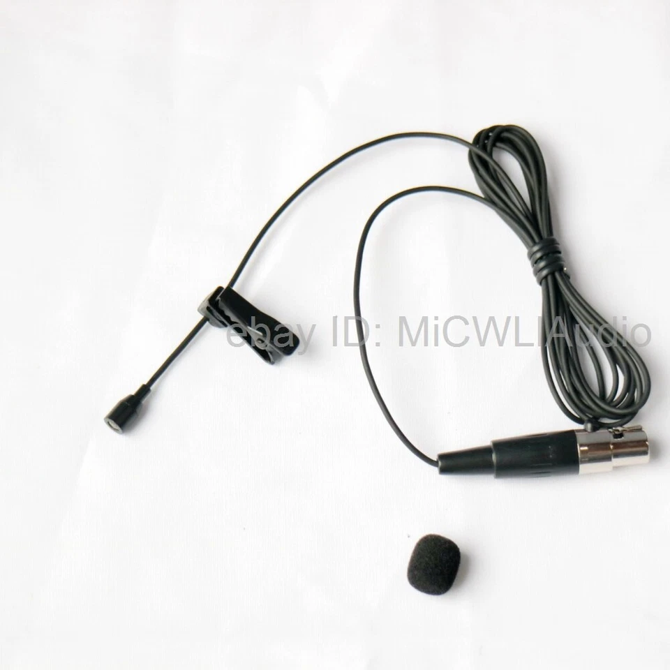 C417 Clip on Lavalier Microphone for AKG Samson XLR 3Pin mini Windscreen Bag - Image 4 of 4