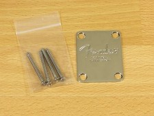 Fender Stratocaster Neck Plate Fender USA Corona California Logo Mint Worldwide