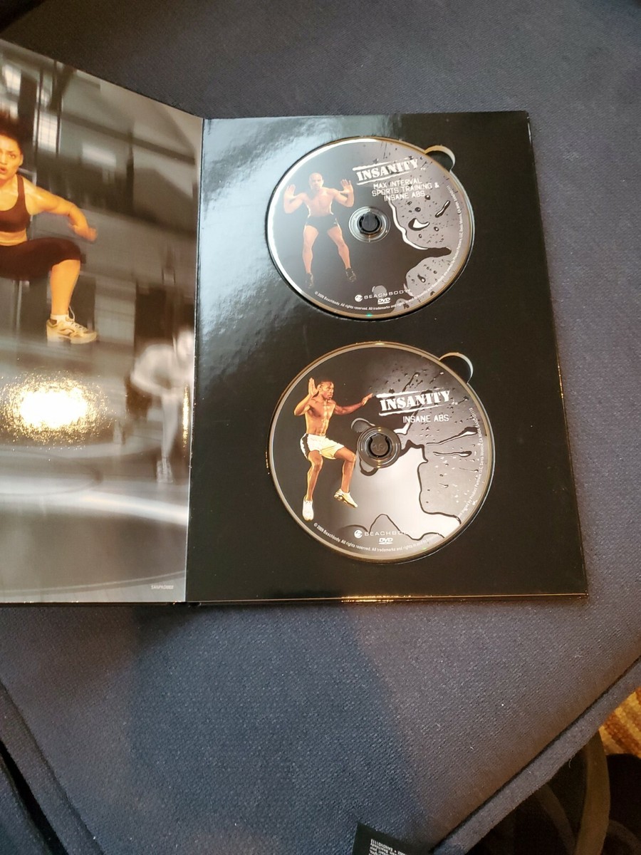 INSANITY INSANE ABS & MAX INTERVAL SPORTS TRAINING 2 DISC