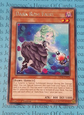 LED4-DE024 Dunkle Rosenfee Rare Yu-Gi-Oh Karte 1. Auflage Neu