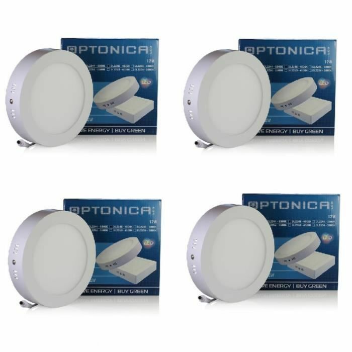 Spot LED en applique 12W haute luminosité 6000K en aluminium durable