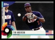 2023 Topps World Baseball Classic Global Stars Tim Anderson   #45 Team USA