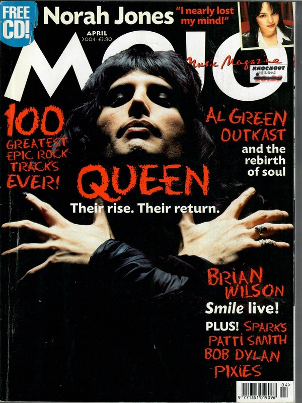 MOJO MUSIC MAGAZINE: QUEEN (No CD). 04/2004. VERY GOOD.  FREE SHIPPING!