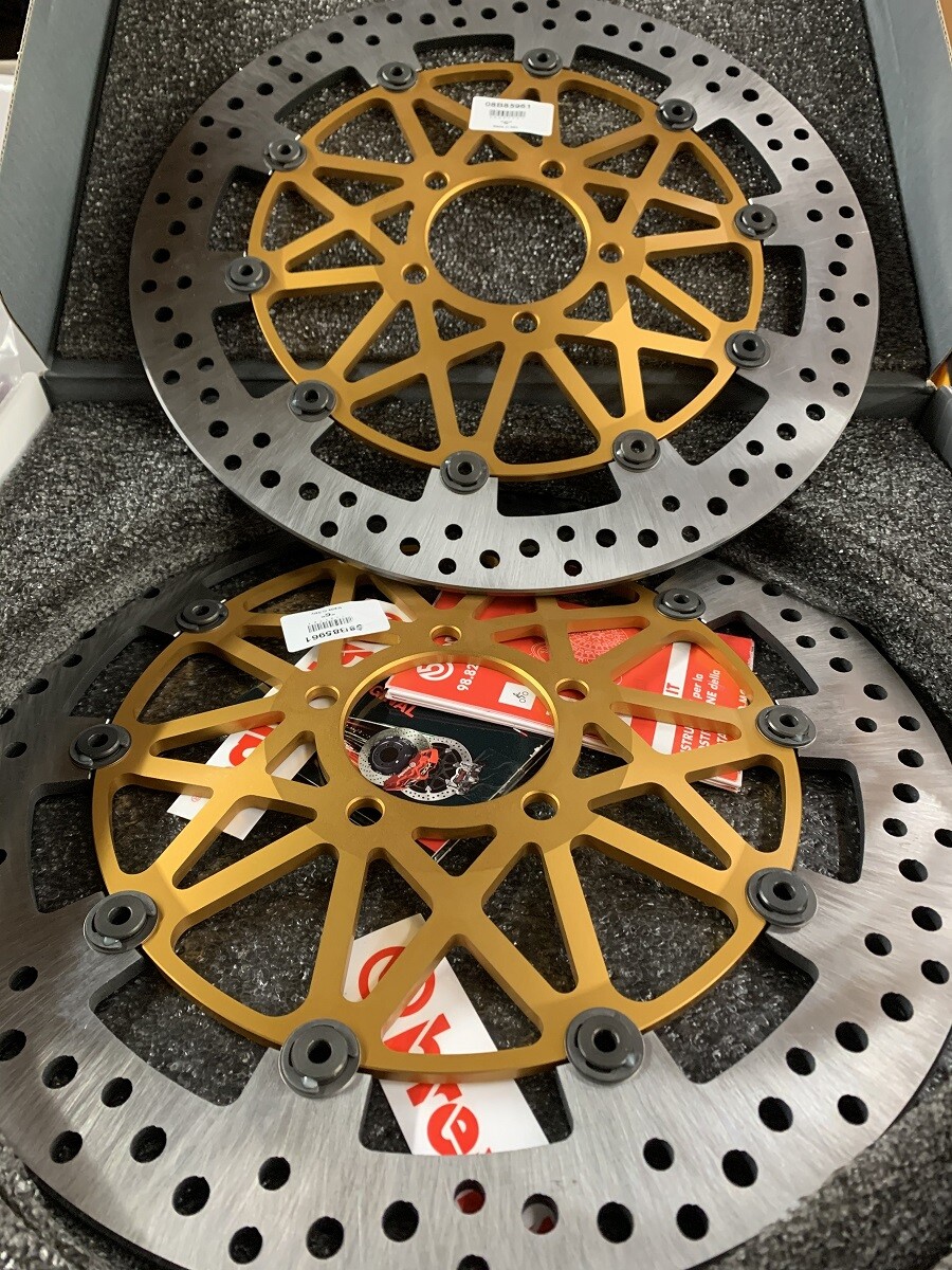 GINGERR様 Brembo 330mm Front Brake Rotors Kawasaki Ninja ZX10RR ZX