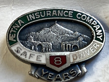 Aetna Insurance Company 8 Year Safe Driver Lapel Pin