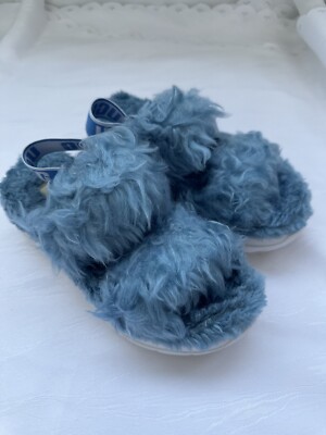 UGG Fluff Sugar Sandalen Zuckerblau 36 Damenschuhe Sommer Flausch Schuhe NEU