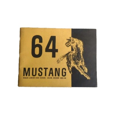 1963-64 Mustang Waldo Junior High School Salem Oregon yearbook