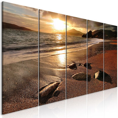 Landschaft Berge Winter VLIES LEINWAND DEKO BILDER WANDBILDER XXL WOHNZIMMER
