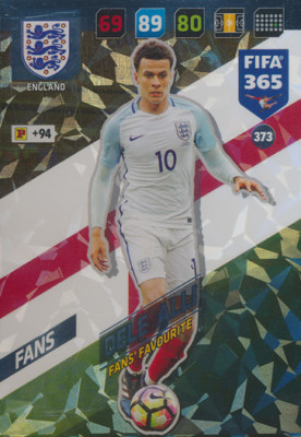 Fifa 365 Cards 2018 - 373 - Dele Alli - England - Fans