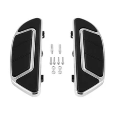 Front Rider Driver Floorboards Footboards Kit Fit For Harley Touring 1986-2025