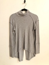 We The Free Sweater Size XS Oversized Open Back Gray