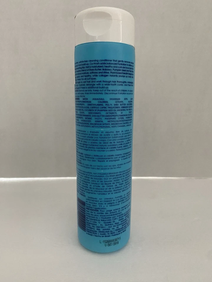 Condicionador de Limpeza CURL GIRL Co Wash Sem Sulfato 10,1 oz NOVO - Imagem 2 de 2