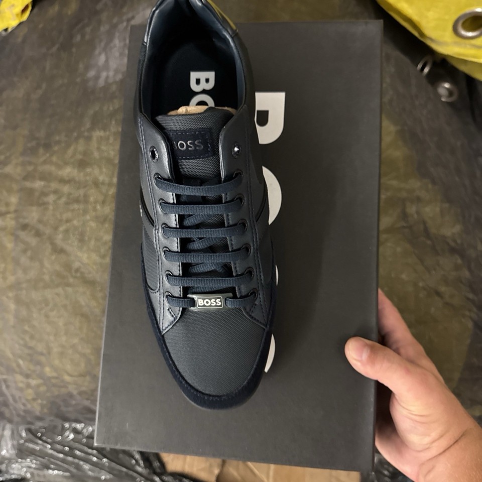 Boss Saturn Low Profile Mix in Schwarz für Herren | Hugo Boss Turnschuhe
