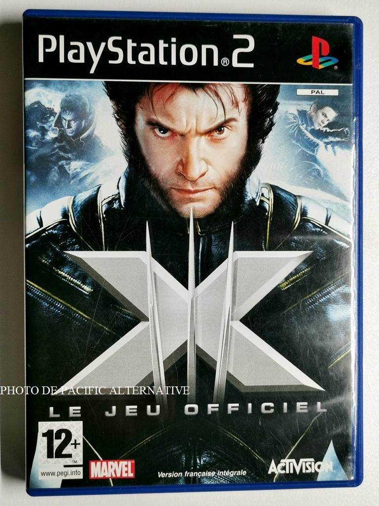 X-MEN LE JEU OFFICIEL pour playstation 2 PS2 en francais marvel iceman COMPLET