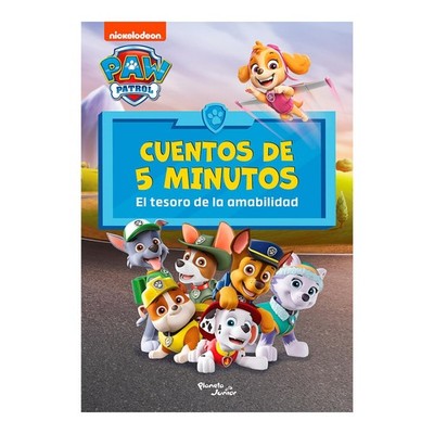 PAW PATROL. CUENTOS DE 5 MINUTOS. EL TESORO DE LA AMABILIDAD - paperback_bun...