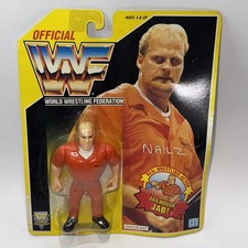 WWF Nailz Hasbro Wrestling Figure W/ Jailhouse Jab Yellow Card 1992 WWE New READ