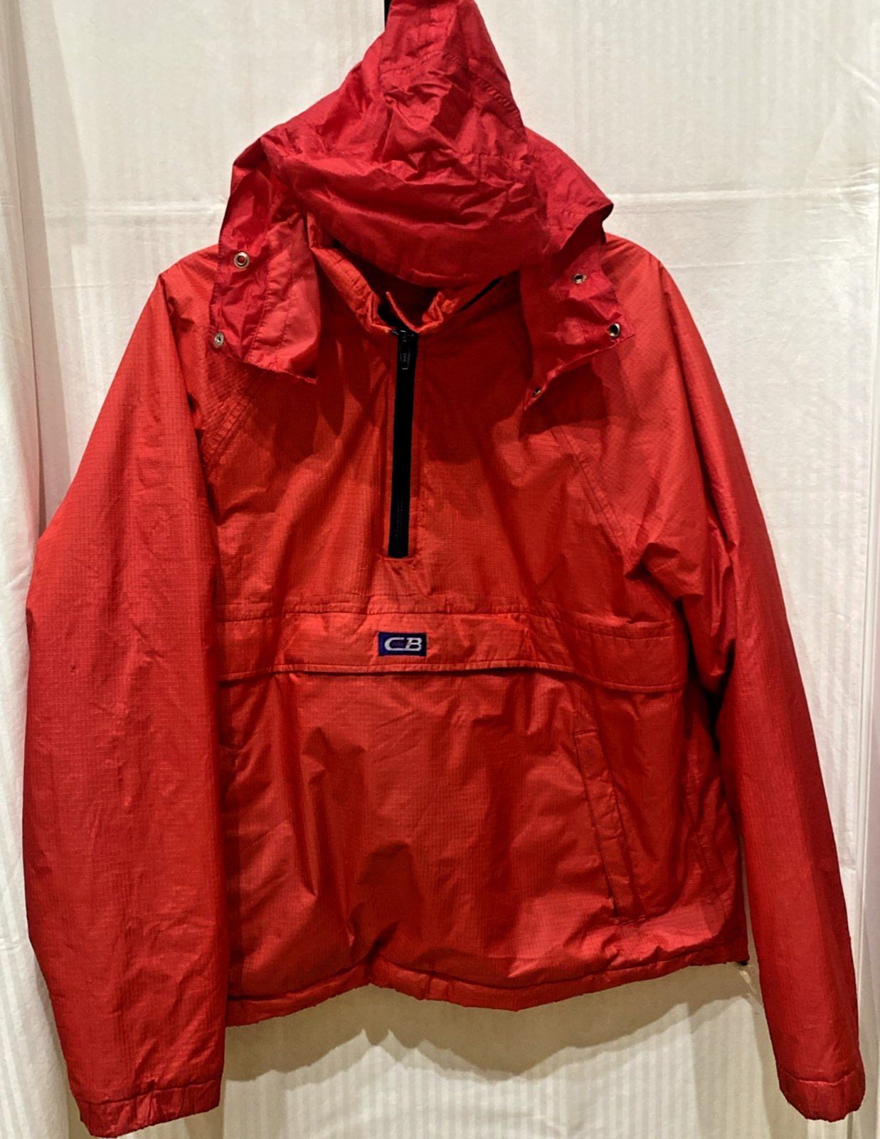 Vintage 80’s 90's CB Sports Men's Gore Tex Red Pullover Jacket Sz L