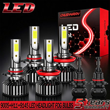 Fits Lexus Rx330 2004 2005 2006 Led Headlight Fog Light Bulbs Kit Combo