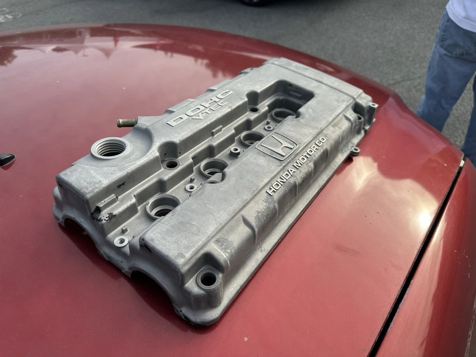 B16 Valve Cover B16A B18C Rocker Cover Civic Integra USDM DOHC VTEC SI EM1 GSR - Image 3 of 4