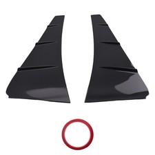 Carbon Fiber Fender Vent Trim Cover For Lexus Rcf 2015-18 Left Right Side