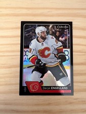 2016-17 O-Pee-Chee Rainbow Black #8 Deryk Engelland 068/100 Calgary Flames