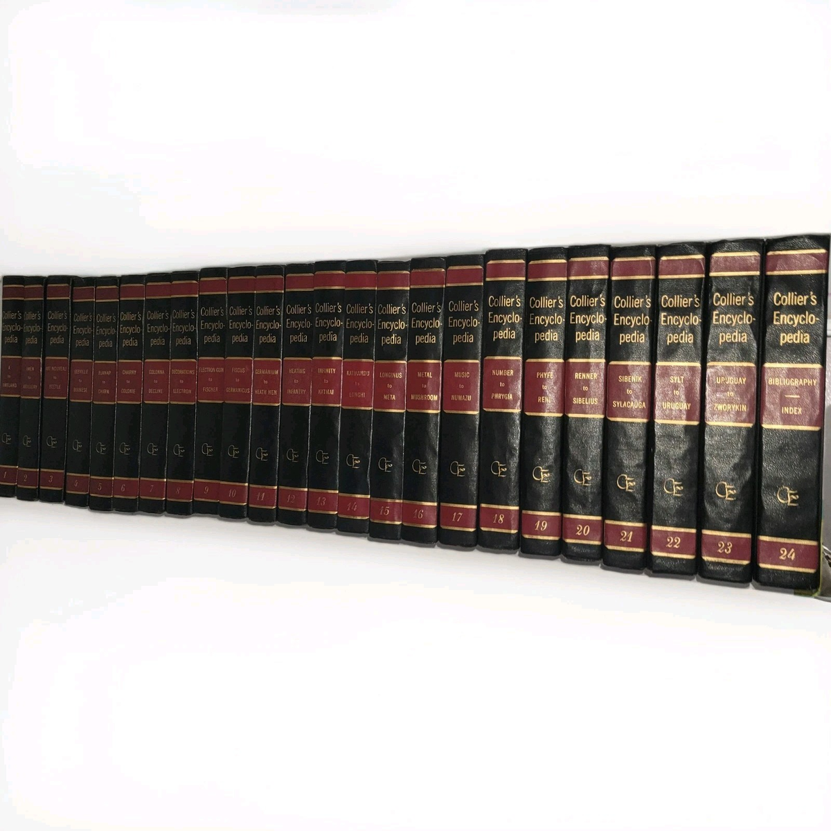 コレクション The Nature Of Inspiration (1962) 1962 Collier's Encyclopedia Complete Set 24 Volumes Vintage RARE
