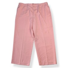 Alfred Dunner Classic Fit Pants Womens Plus Size 22W Pink NWT
