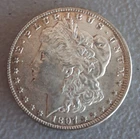 Morgan Silver Dollar Coin 1897 Mintmark: none