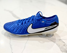 NIKE TIEMPO LEGEND 10 ELITE FG BLUE/WHITE SIZE 8 BRAND NEW HF8980-400