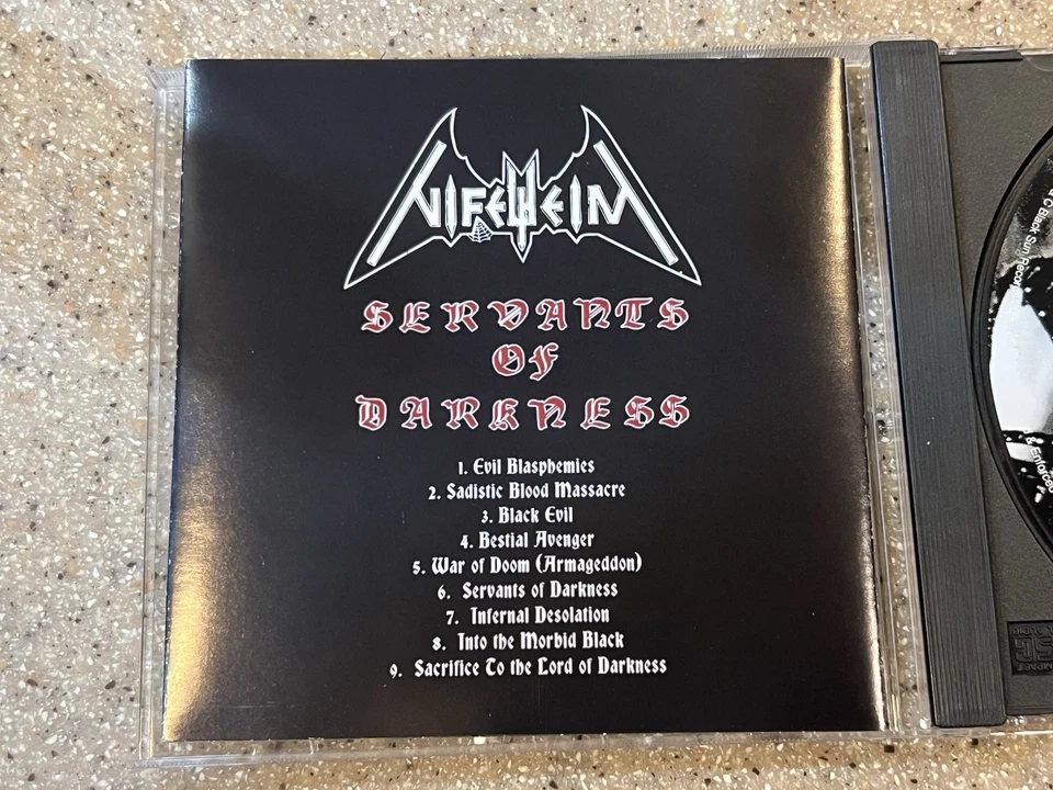 Nifelheim Servants Of Darkness Cd 2000 First Pressing Mint - Image 3 of 4