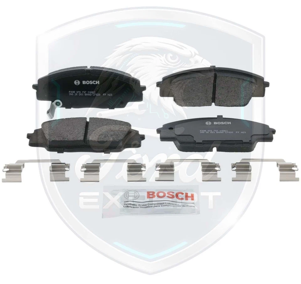 Kit de pastillas de freno delanteras de cerámica Bosch OEM para Honda S2000 2000-2009 9 años de garantía Foto 3 de 4