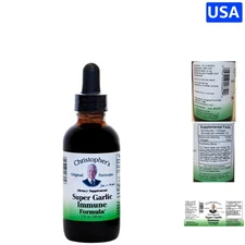Natural Immune Booster: Dr. Christopher's Garlic Gel, 2 oz for Overall Wellness