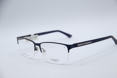 NEW HACKETT LONDON HEK1203 631 DARK BLUE AUTHENTIC DESIGNER EYEGLASSES 60-16