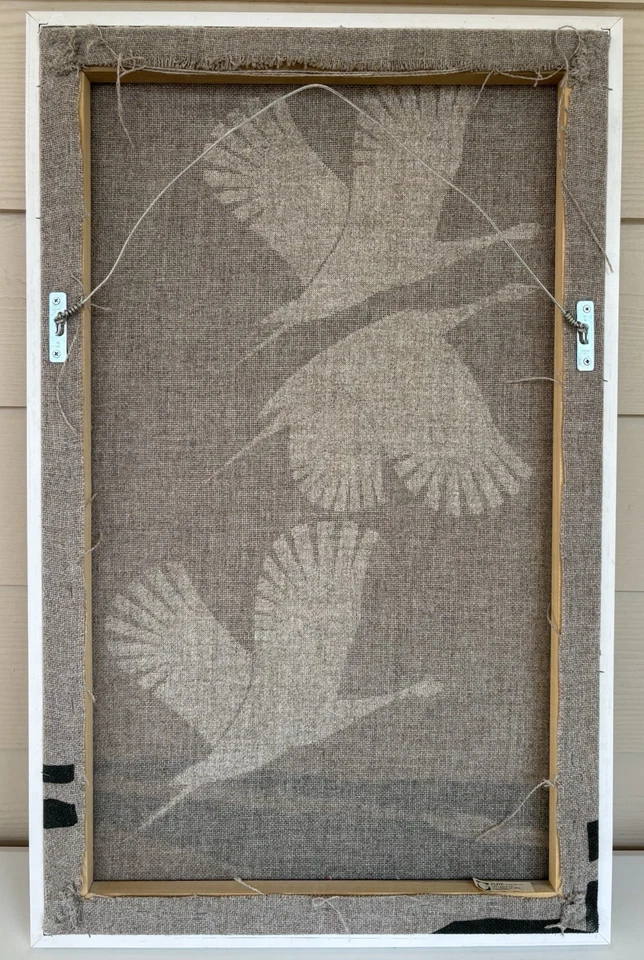 Arte textil MCM Birds in Flight de FLITE Screen Art, inc. Enmarcado Foto 4 de 4