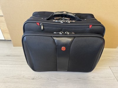 Schwarzer Wenger Swiss Gear Reisekoffer Trolley Rollkoffer