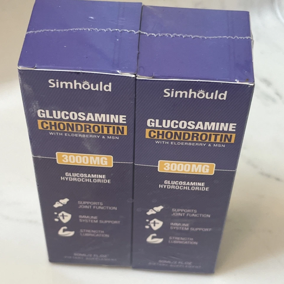 Paquete de 2 gotas de glucosamina condroitina - 3000 mg, 60 ml cada botella, caducidad 10/2026 Foto 3 de 4