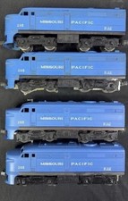 Set 2 locomotive diesel Lionel Trains dopoguerra #205 Missouri Pacific ALCO