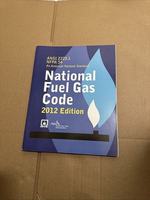 9781455900947 NFPA 54 National Fuel Gas Code 2012 Edition ANSI Z223.1 NFPA54 Man