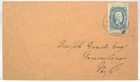 1860s CONFEDERATE CIVIL WAR COVER WITH 10 CENT CONFEDERATE STAMP CSA #11-AD