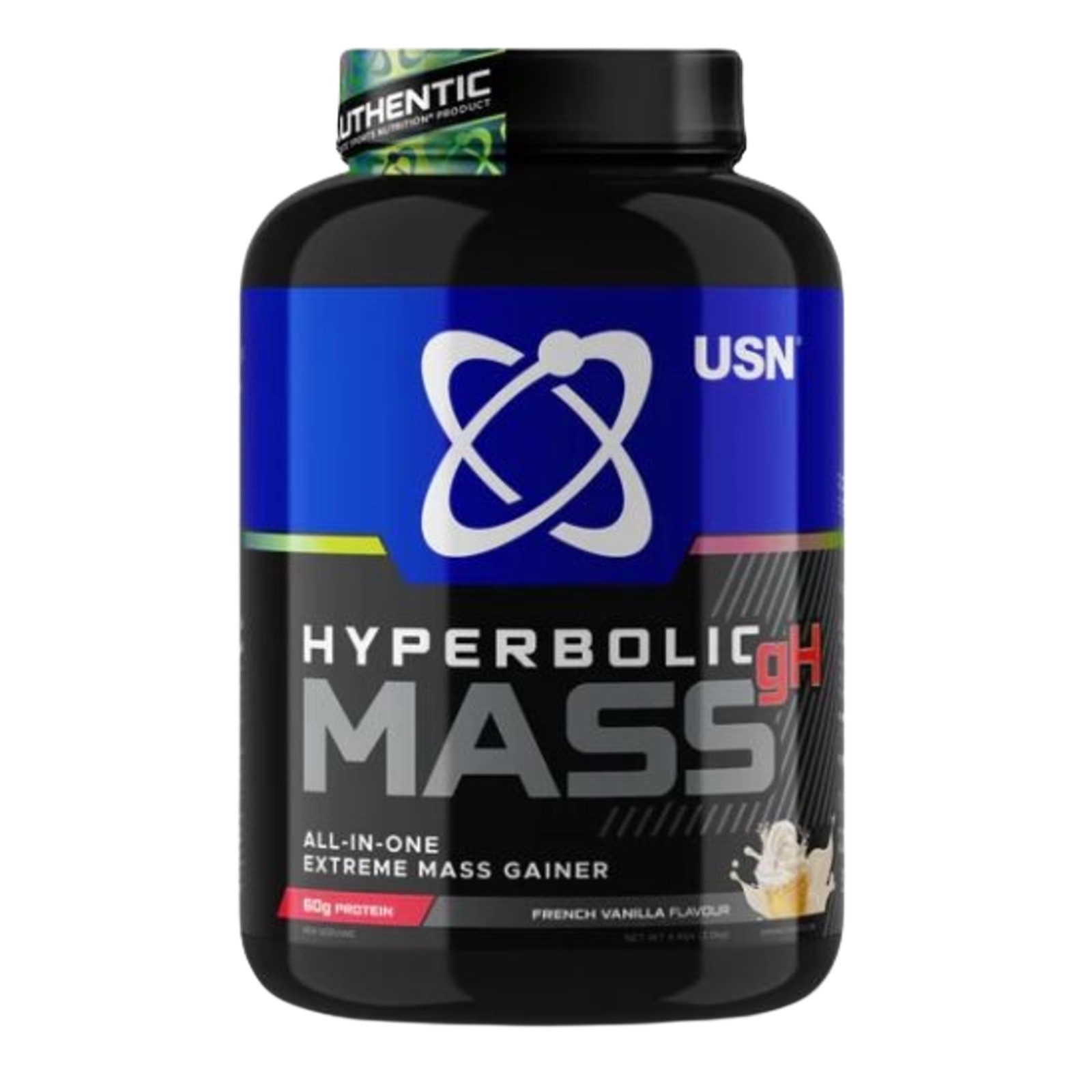 USN HYPERBOLIC MASS GH ALL IN ONE EXTREME MASS GAINER 2KG FRENCH VANILLA
