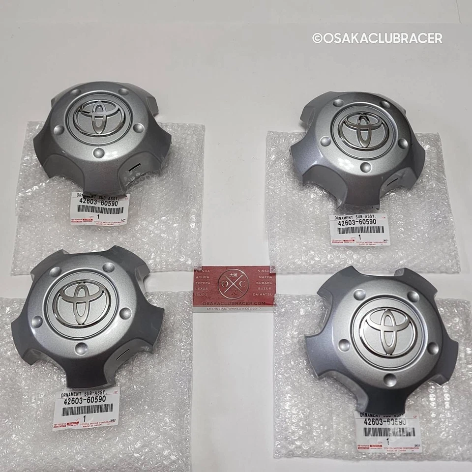 Подлинный оригинальный производитель 02-06 Toyota Land Cruiser колеса центральный колпак комплект (4) тип C 4260360600 - Изображение 3 из 4