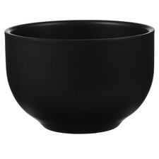 Durable Stainless Steel Mens Shaving Bowl Black Antislip Double Layer Design