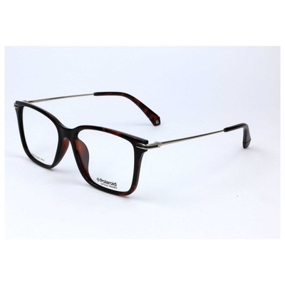 Polaroid Man Opticals PLDD365-G-YL7-53 53 mm Rechteck Silber Havana